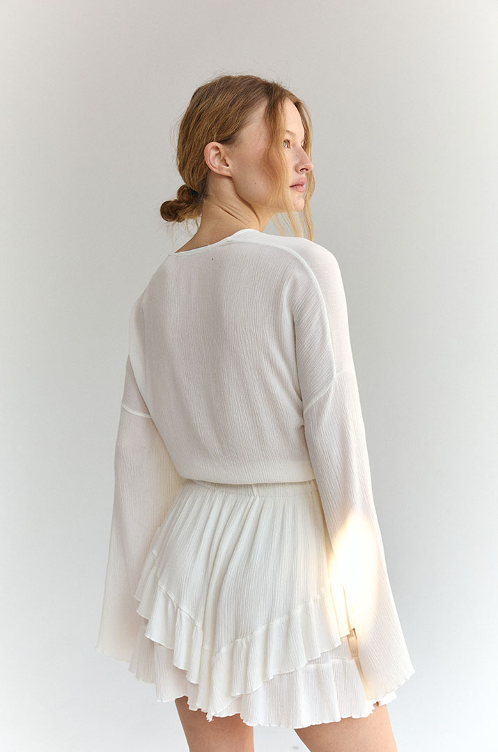 Блуза на зав'язках