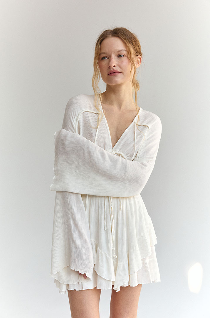 Блуза на зав'язках