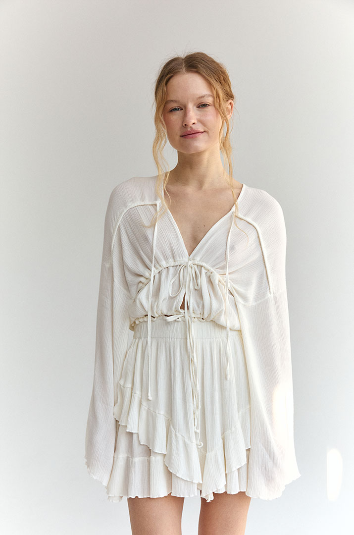 Блуза на зав'язках