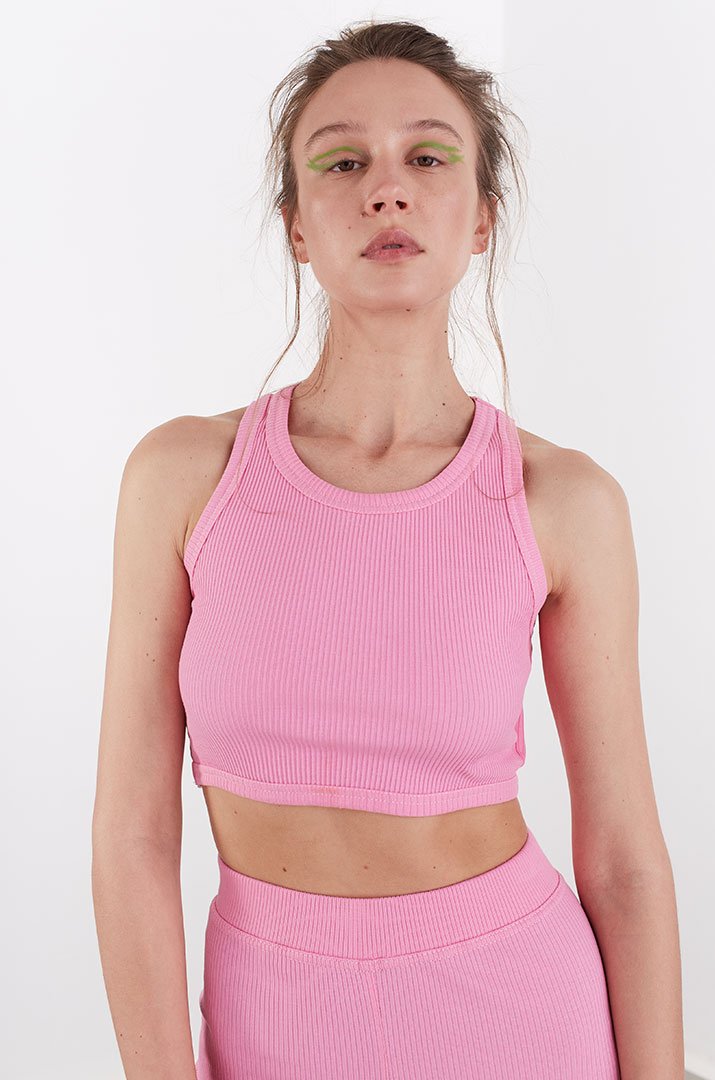 Top on the straps pink Top on the straps pink