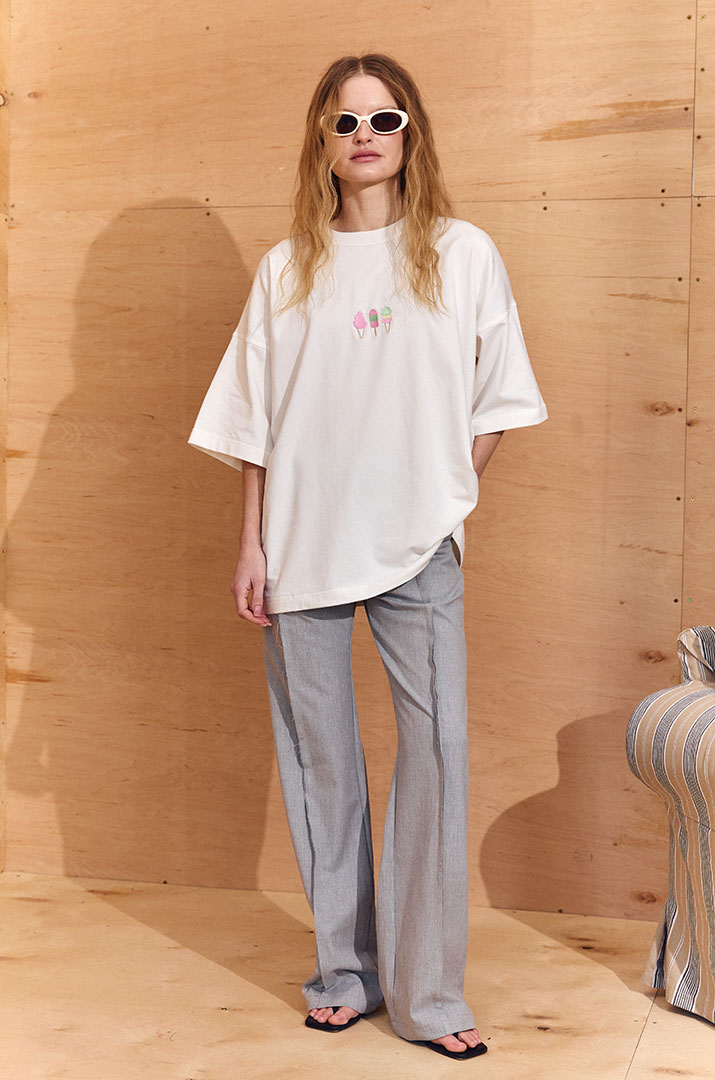 Футболка з вишивкою "ice cream"