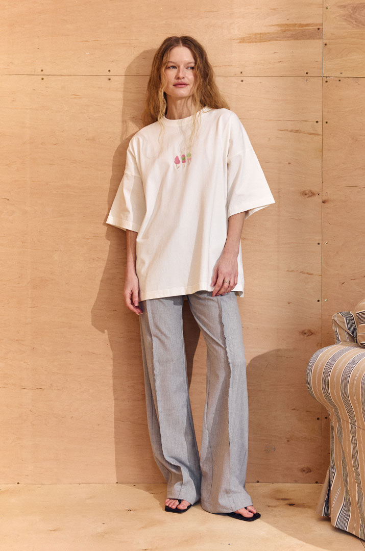 Футболка з вишивкою "ice cream"