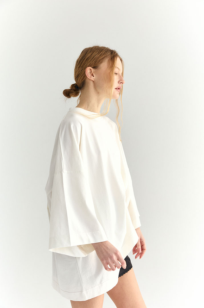 Футболка з драпіруванням