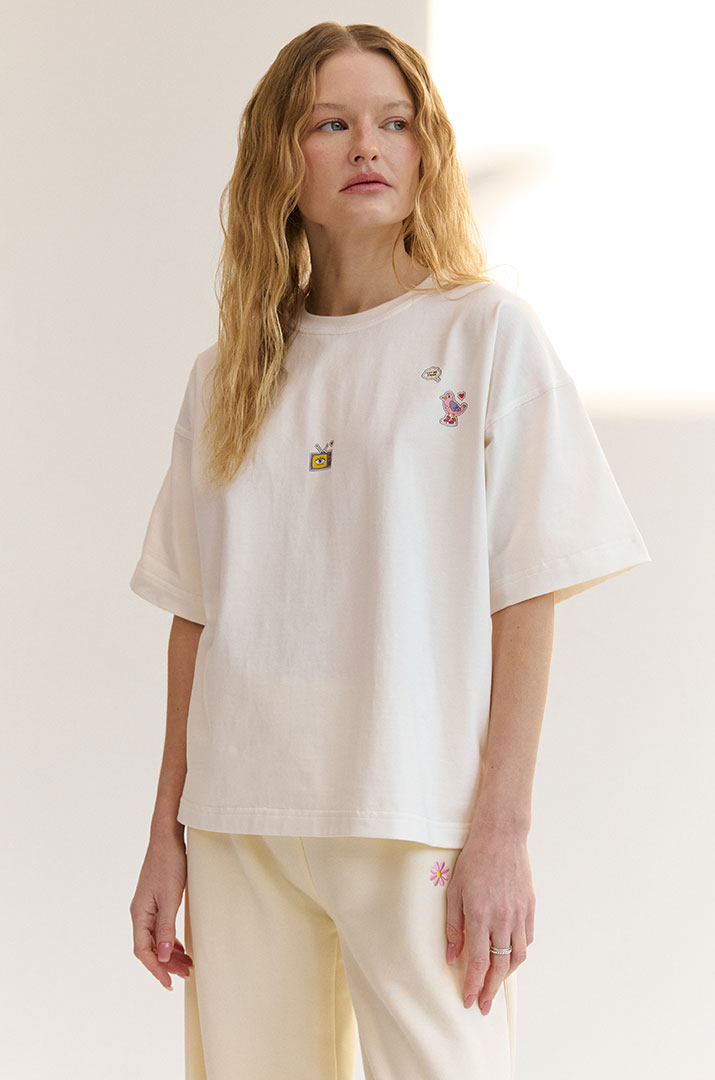 Футболка з принтом "TV"