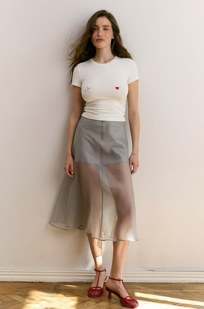 Спідниця міді