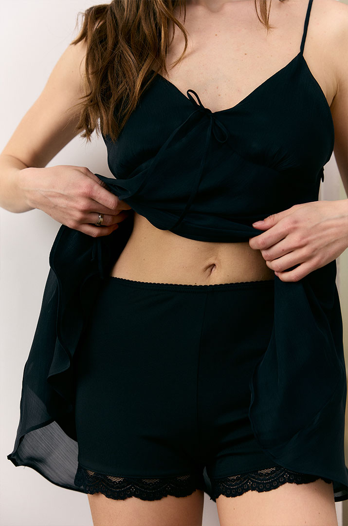 Шорти з мереживом