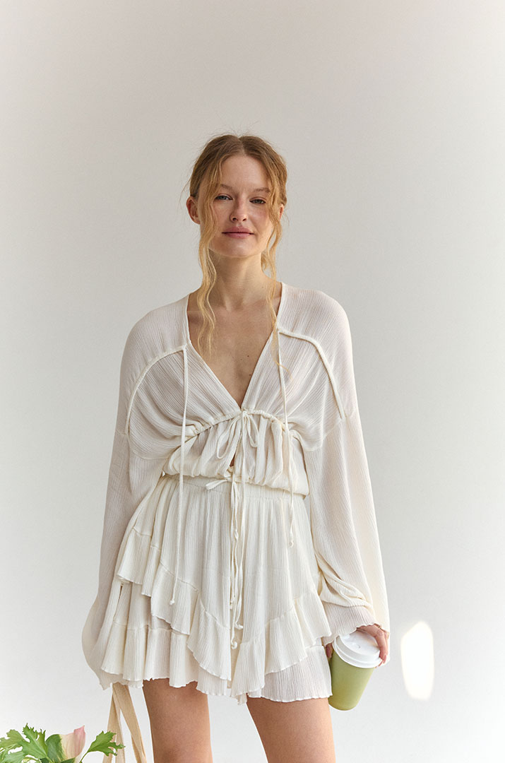 Спідниця міні з хвилею